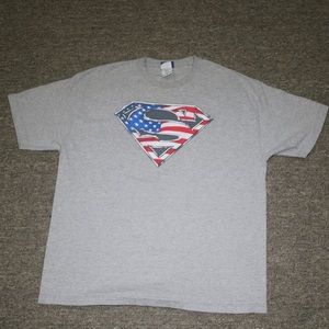 2000 SUPERMAN USA T SHIRT SIZE XL